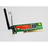 54Mbps 802.11g PCI Wireless LAN Card / Adapter with Detachable Antenna For Most Desktop PC