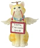 Cat Angel Christmas Ornament