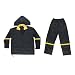 CLC Rain Wear R103X Black Nylon 3-Piece Rain Suit - XLarge
