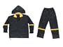 CLC Rain Wear R103L Black Nylon 3-Piece Rain Suit - Large