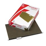 ESS81622 Recycled Standard Green Hanging File Folders, Legal, 1/5 Cut Tabs, 25/Box