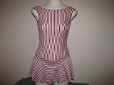 Candy Cane/Candy Striper Adult Skating Dress