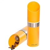 Kitchen & Housewares : Zevro Indispensable Spice Mill Set Tangerine