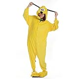 Animal Yellow Pluto Dog Pajamas Sleepsuit Cosplay Pyjamas Unisex (Size M)