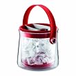 Bodum Cool Double Wall Glass Thermal Ice Bucket, Red