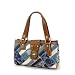 Coach Denim and Leather Signature Patchwork Tote 12216 B4IN