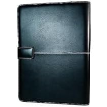 AMAZON KINDLE DX Executive BLACK LEATHER Mini-Note PC NETBOOK Carrying POUCH CASE Cover Sleeve
