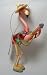 Kitchen & Housewares : Flamingo Poses Pink Flamingo with Ukulele Christmas Ornaments #871447