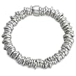 sweetie barcelet-Highest Quality and solid  48gr total weight, 925 sterling silver plated, fexible size expandable from 7 to 9 - inch, Utopia Collection. Fast  Delivery , Free gift wrap- organza pouch,