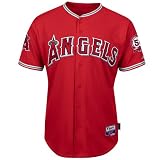 MLB Men's Los Angeles Angels Kendry Morales Six Button Cool Base Authentic Home Jersey (White, 52/XX-Large)