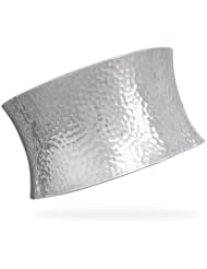 Concave Hammered Cuff Bracelet