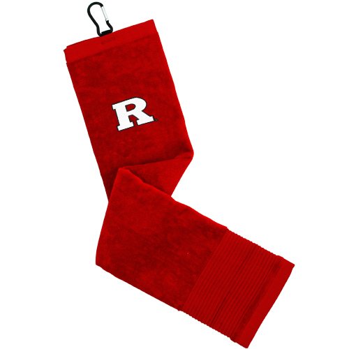 NCAA Rutgers Face/Club Embroidered Towel