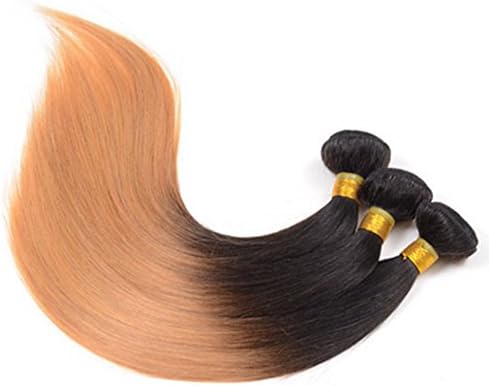 Fashion 1b/27 Color Ombre Straight Human Hair Weave 1 Bundle By Samloso® Hair(14")