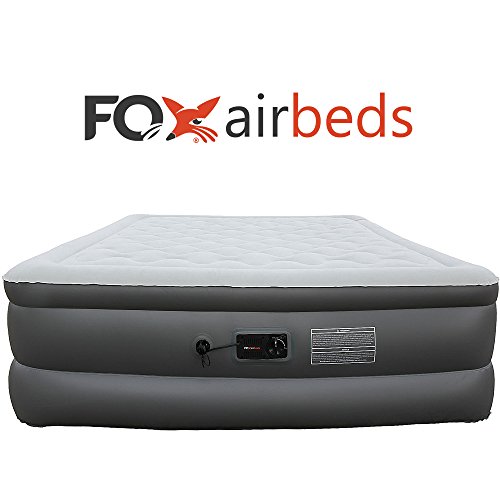 *Top Rated* Best Inflatable Bed By Fox Airbeds Plush High Rise Air Mattress in King Queen Full