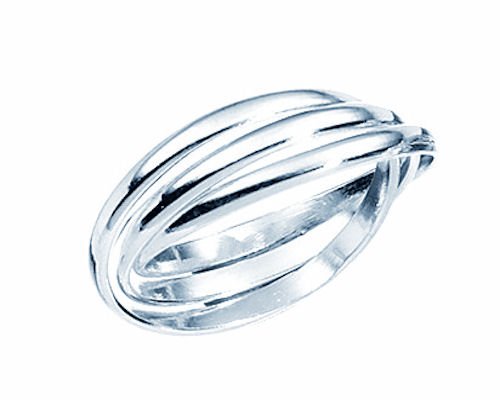 TF feiner, dreiteiliger Puzzle-Ring,