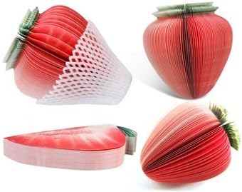 Fruit Vegatables Shaped Post-it Notes Sticky Notes (strawberry)