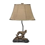 Kichler Lighting 70716 Dakota Ridge Primus 22.5-Inch Portable Desk Lamp, Taupe Oval Soft Back Shade