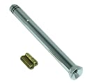 Aluantenne ausziehbar (11-27,5cm) mit M6 Innengewinde + 2 Adapter auf M5 + M6 Sockel.