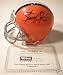 Brady Quinn Autographed Cleveland Browns Riddell Mini Helmet