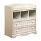Pure White Country Style Changing Table