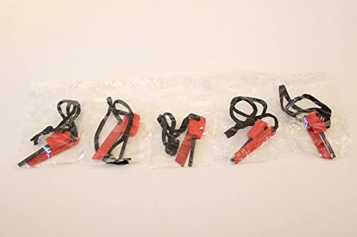 LOT OF 5 FLINT MAGNESIUM FIRE STARTER BOY SCOUT ESSENTIAL TOOL START CAMPFIRESPuriTESTTM