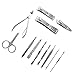12 in 1 Blue Premium Quality Stainless Steel,Manicure Set,Manicure Kit,Grooming Kit,Grooming set,Pedicure Set,Pedicure Kit,Manicure Tools,Nail Cleaning Set,Nail Cleaning Kit,Tools