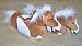Horse Plush Slippers - Paint/Pinto - Adult Sizes 5 - 7
