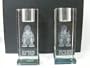 3d Laser Crystal Shabbat Candlesticks