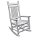 Ready-To-Assemble Slat Rocker - Pure White