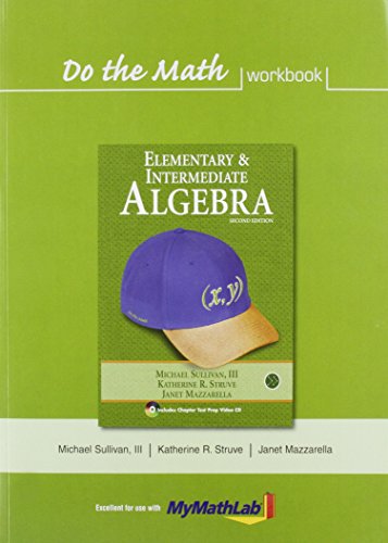 do the math workbook for elementary  intermediate algebra