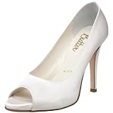 Bridal by Butter Womens Cleo-B Peep-Toe Pump