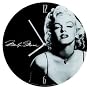 Marilyn Monroe Glass Wall Clock