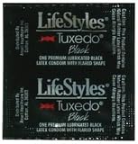 144 Lifestyles Tuxedo Black Condoms Black Color Condom, for Tuxedo Event 144 Lifestyles Tuxedo Black Condoms Black Color Condom, for Tuxedo Event