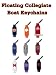 Collegiate Floating Vinyl Boat Key Ring (Set of 3)