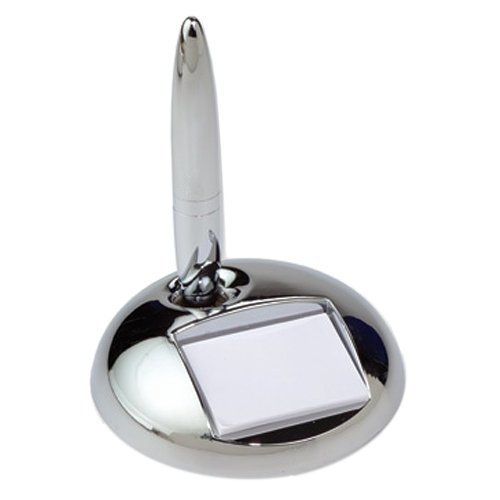 Floating Pen with Note Pad - Silver