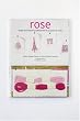 Rose : Motifs de broderie traditionnelle et au point de croix