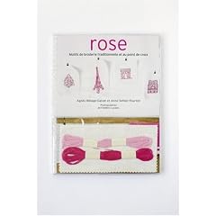 Rose : Motifs de broderie traditionnelle et au point de croix
