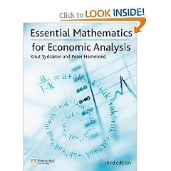(Essential Mathematics for Economic Analysis) By Sydsaeter, Knut (Author) Paperback on (08 , 2008)