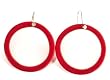 Earrings: One Piece Carved Dangle