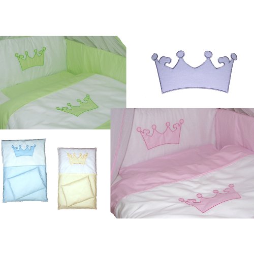 Baby Bettwäsche Set KRONE Voile