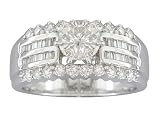 EGL Certified 1.63ct Diamond Engagement Ring 14kt White Gold