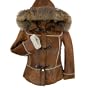 Marc New York Andrea Clo Jacket Small Brown