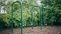 8' Arch Swing Set with 6 Seats (2 3/8" Top Rail and 2 3/8" Diameter Legs)