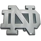 Notre Dame "ND" Chrome METAL Auto Emblem by Elektroplate