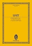 Konzert Nr. 1 Es-Dur: Klavier und Orchester. (Eulenburg Studienpartituren) - 