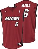 NBA Miami Heat LeBron James Alternate Youth Jersey (Garnet, Medium)