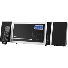 AEG MC 4423 Kompaktanlage (CD-/MP3-Player, CD-Ripping, Kartenslot, 60 Watt PMPO, USB 2.0) schwarz/silber