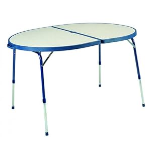 Crespo campingbedarf table de camping pliante ovale 31424