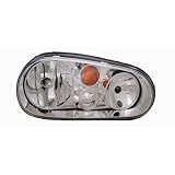 2002-2005 VOLKSWAGEN GOLF GTI FROM VIN 2057051 RIGHT HAND REPLACEMENT HEAD LIGHT TYC... by TYC
