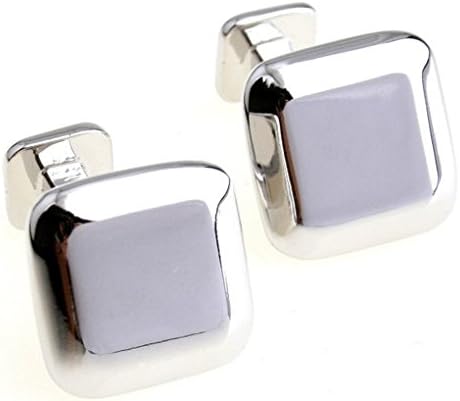 SuperbMatch Cufflinks For Men Or Women Designs Classic Mirror Blank square cufflinks